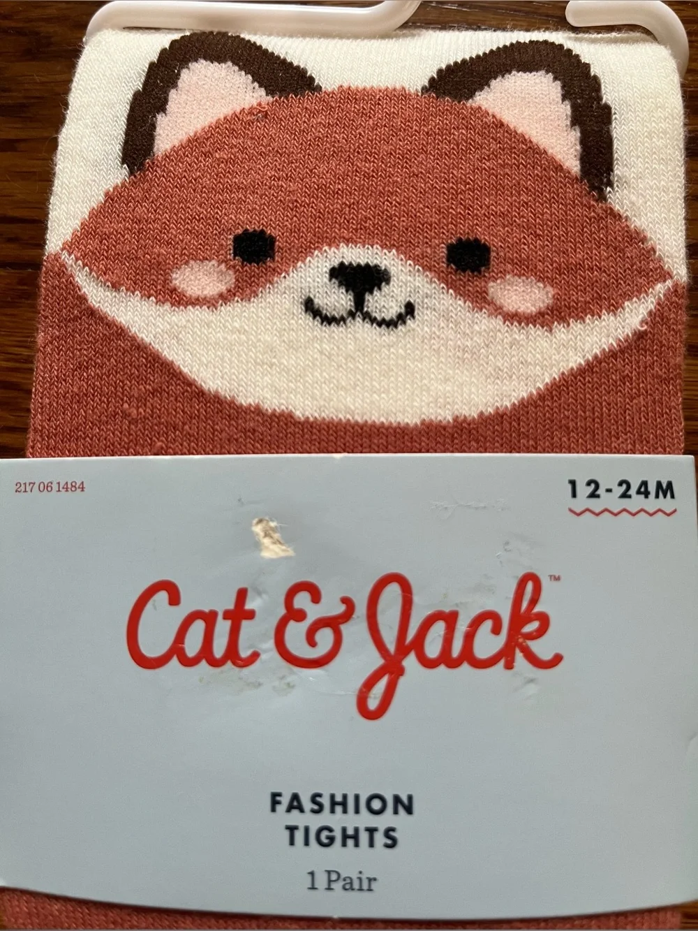 NWT Cat & Jack Fox Fashion Tights Baby Girl Size 12-24M